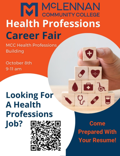 HP Career Fair Oct. 18 9-1 am Health Professions Building