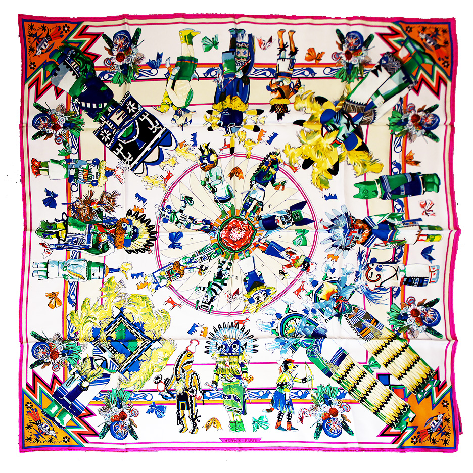 kachina scarf open view