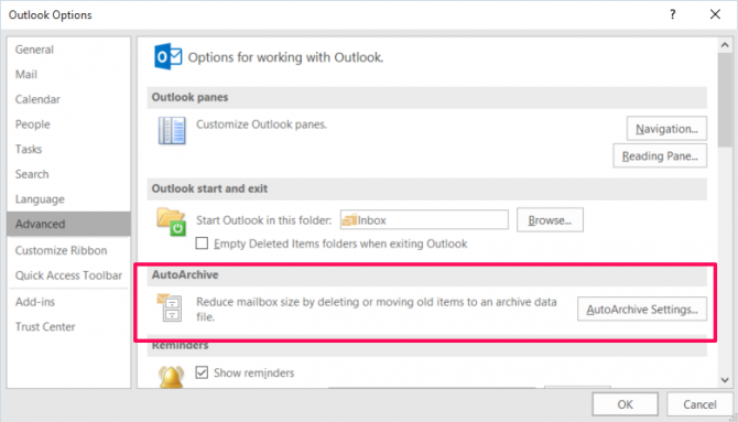 archiving in outlook 2016 faq knowledge base tech support basic tech support knowledge