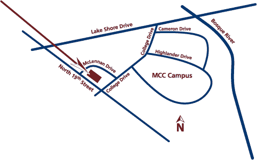 Mclennan Community College Map Directions To The Mcc Conference Center