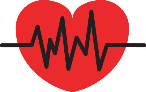 Red heartrate icon