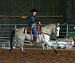 Man riding horse