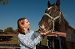 Woman with horse