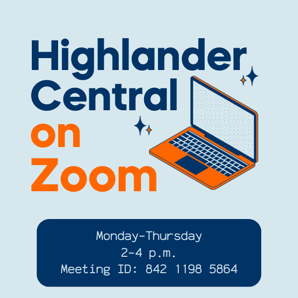 Highlander Central on Zoom