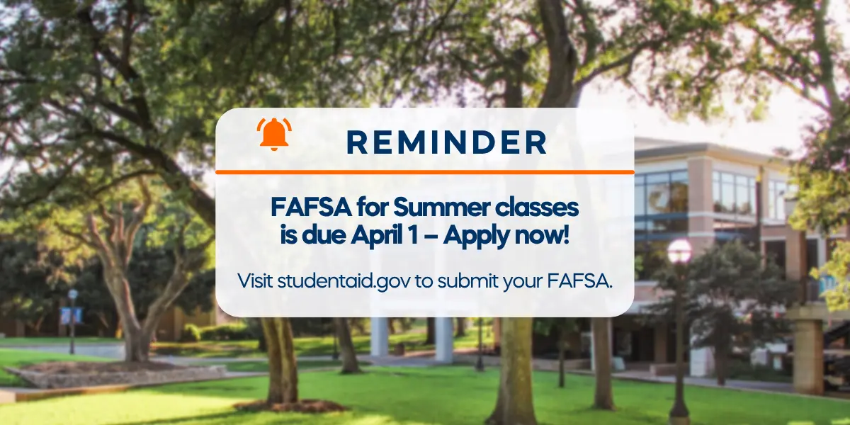 Submit your FASFA Today!