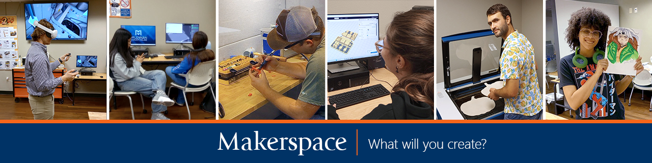 makerspace graphic banner - what will you create?