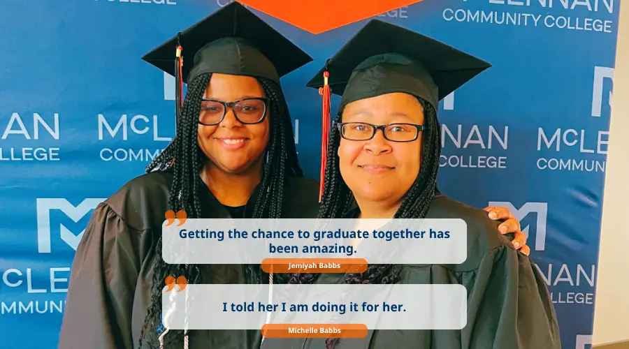  Mother and Daughter Cross the Stage Together at MCC