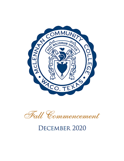 McLennan Fall 2020 Commencement Program