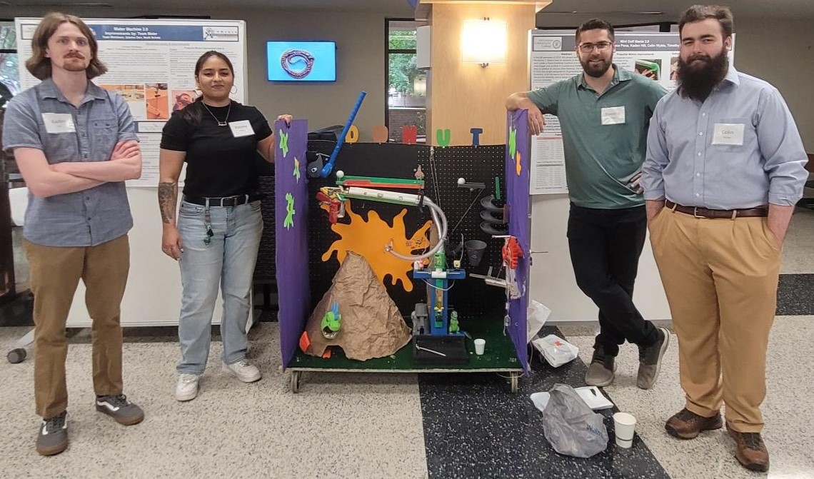 Space X Rube Goldberg Team with Rube Goldberg Machine