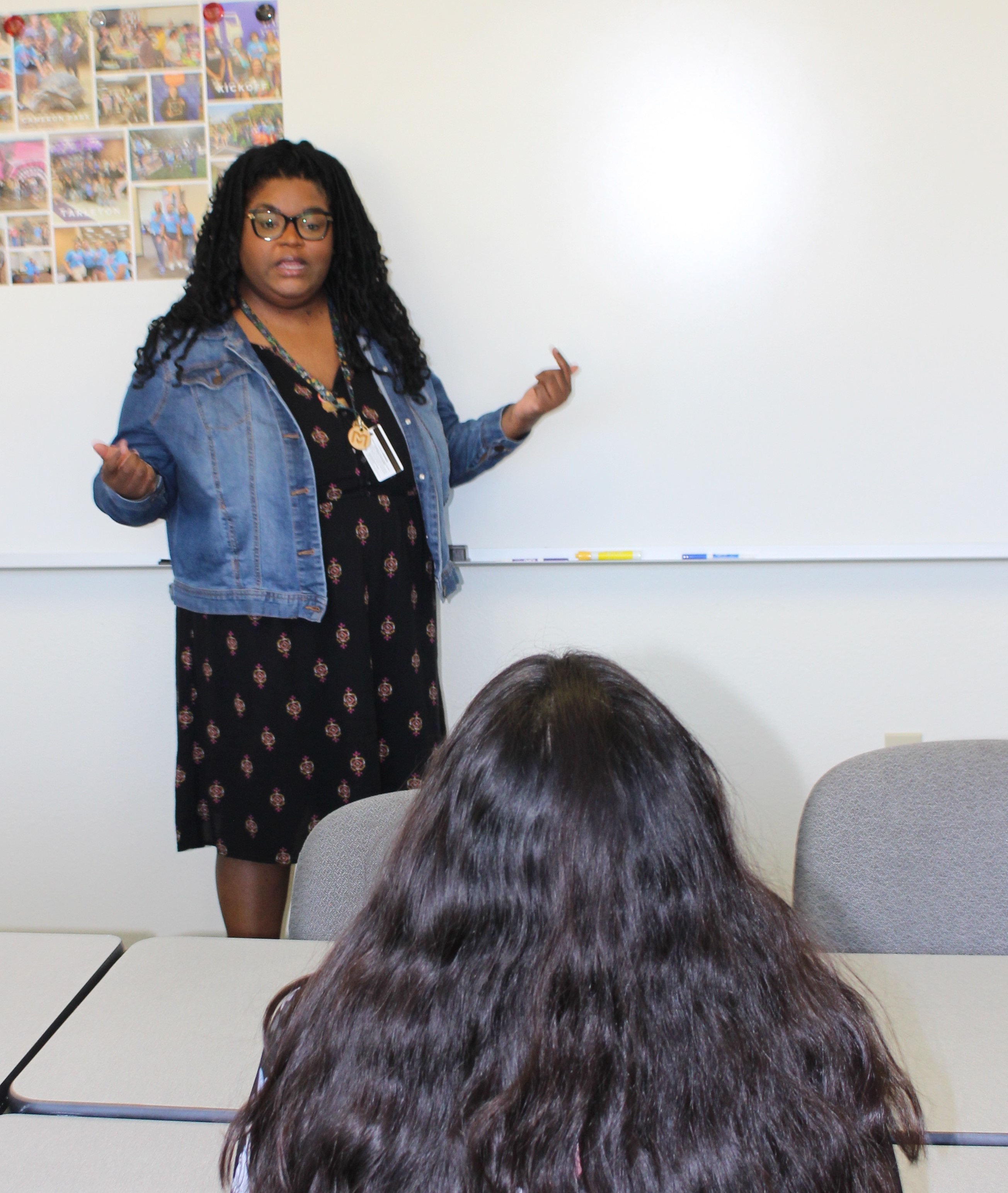 Image of a success coach presenting.